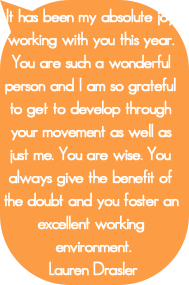 It has been my absolute joy working with you this