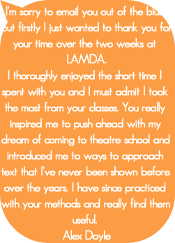 I'm sorry to email you out of the blue but firstly