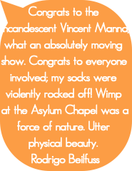 Congrats to the incandescent Vincent Manna, what a