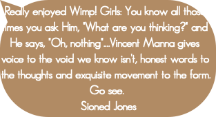 Really enjoyed Wimp! Girls: You know all those tim